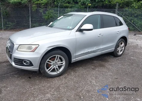 2013 Audi Q5 2.0T Premium from USA, damaged, VIN WA1LFAFP7DA006796